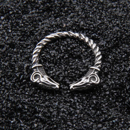 Thor's Goats Ring - Stainless Steel