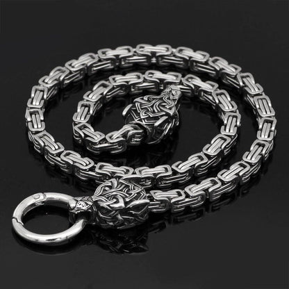 Viking Wolf's Bite Heavy Chain - Stainless Steel