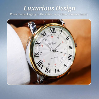 Daniel | Mechanical Classic Men’s Roman Numerals Watch | 45mm