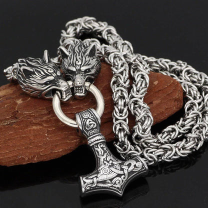 Wolf's Bite Ring King's Chain - Stainless Steel