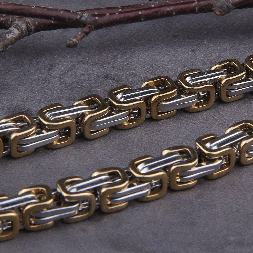 Wolf's Hoard Bite Ring Heavy Chain - Stainless Steel