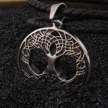 World Tree Yggdrasil Amulet - Sterling Silver