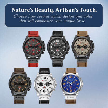 Ryder | Trendy Casual Quartz Timepiece Watch | 47mm