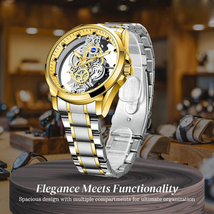 Rio | Hollow Double-sided Dial Skeleton Quartz Watch | 42mm