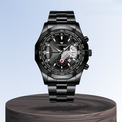 Scott | Men's Large Dial Creative Calendar Wristwatch | 44mm